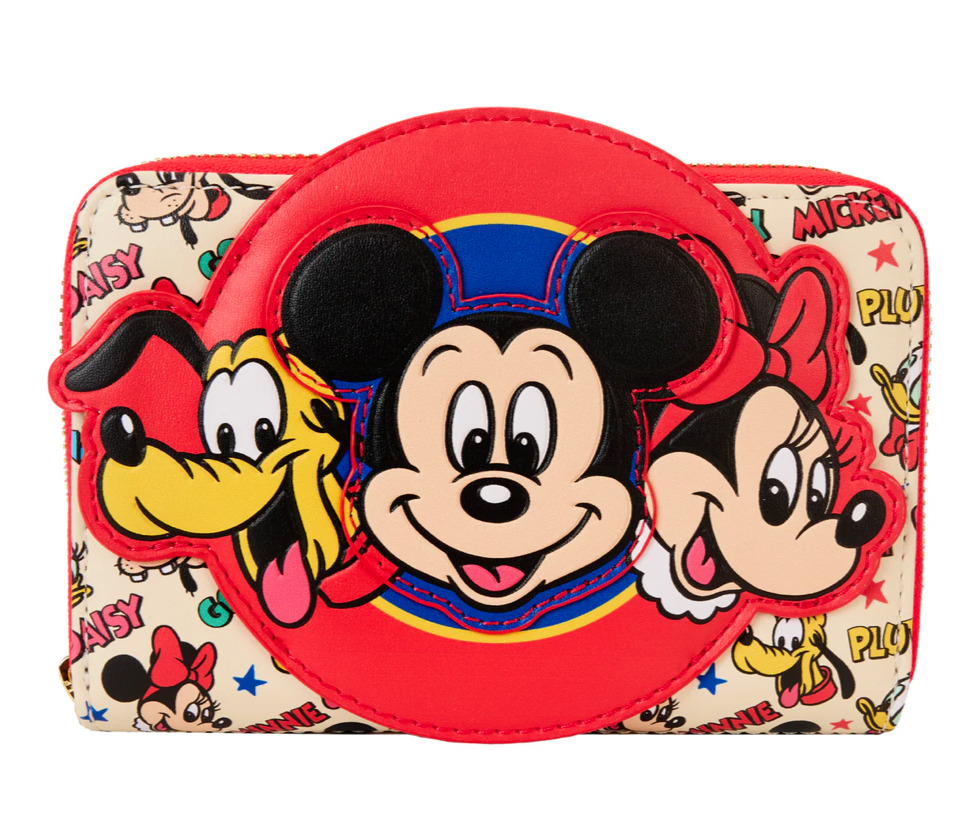 【Loungefly】Disney ミッキー＆フレンズ カードウォレット