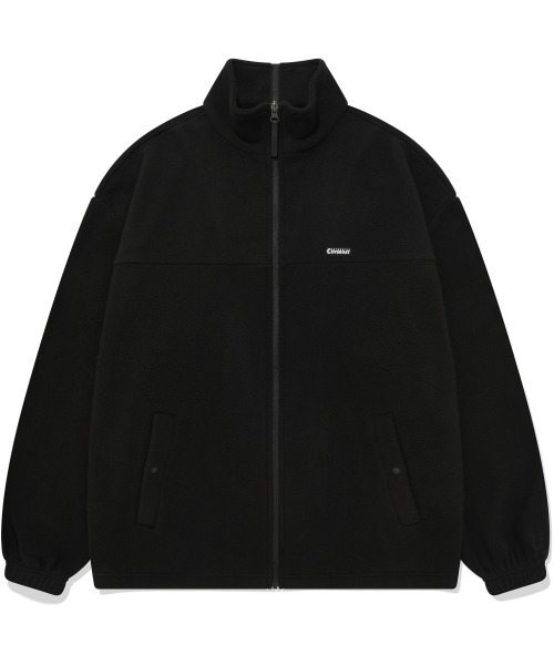 アウターその他 COVERNAT Fleece zip-up jacket black CO2303JK15BK