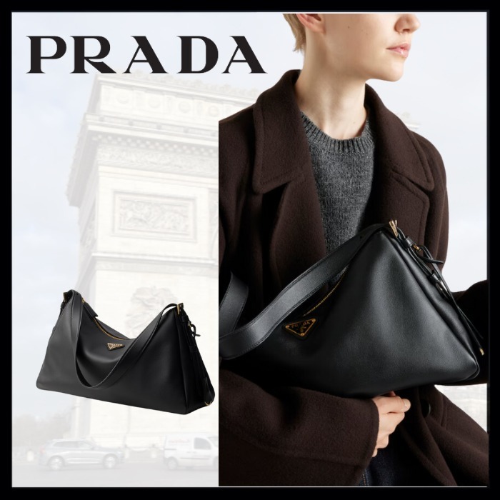 【PRADA】プラダ エメ ラージ レザー ショルダー バッグ