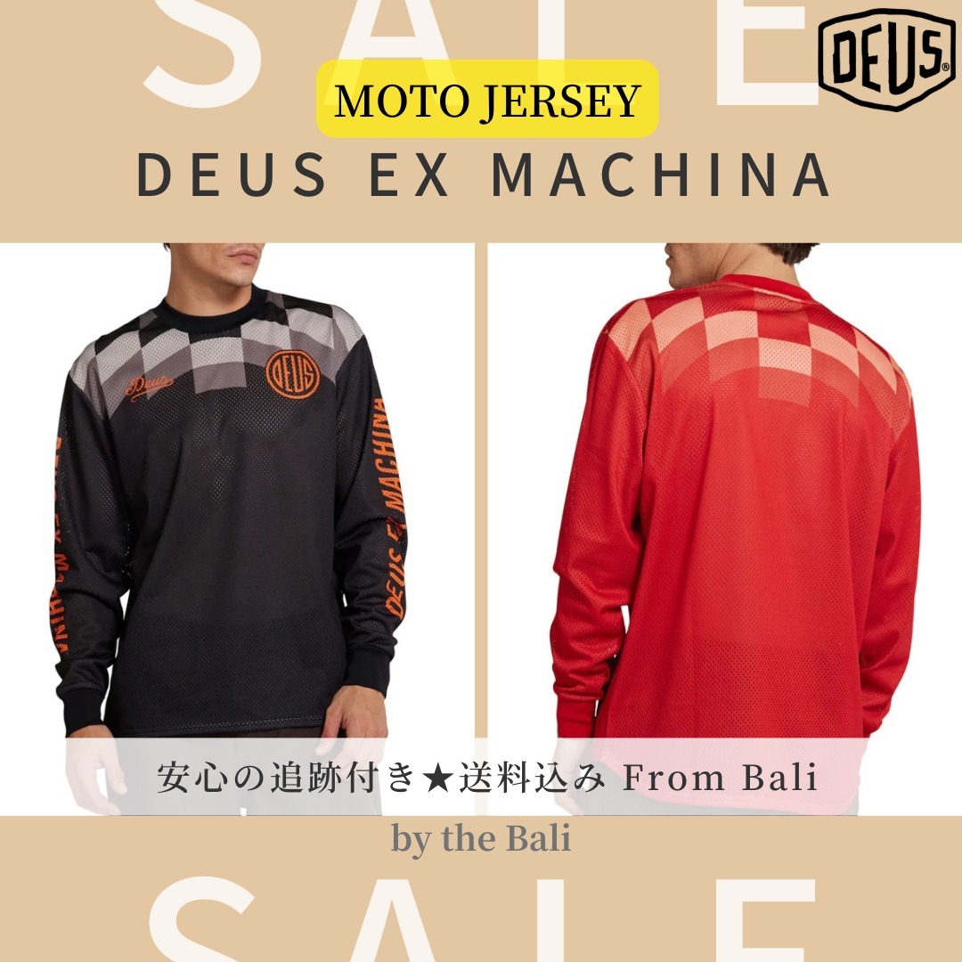 【Deus】モトクロスジャージー★モトライフスタイルを楽しく安全 Deus】モトクロスジャージー☆モトライフスタイルを楽しく安全