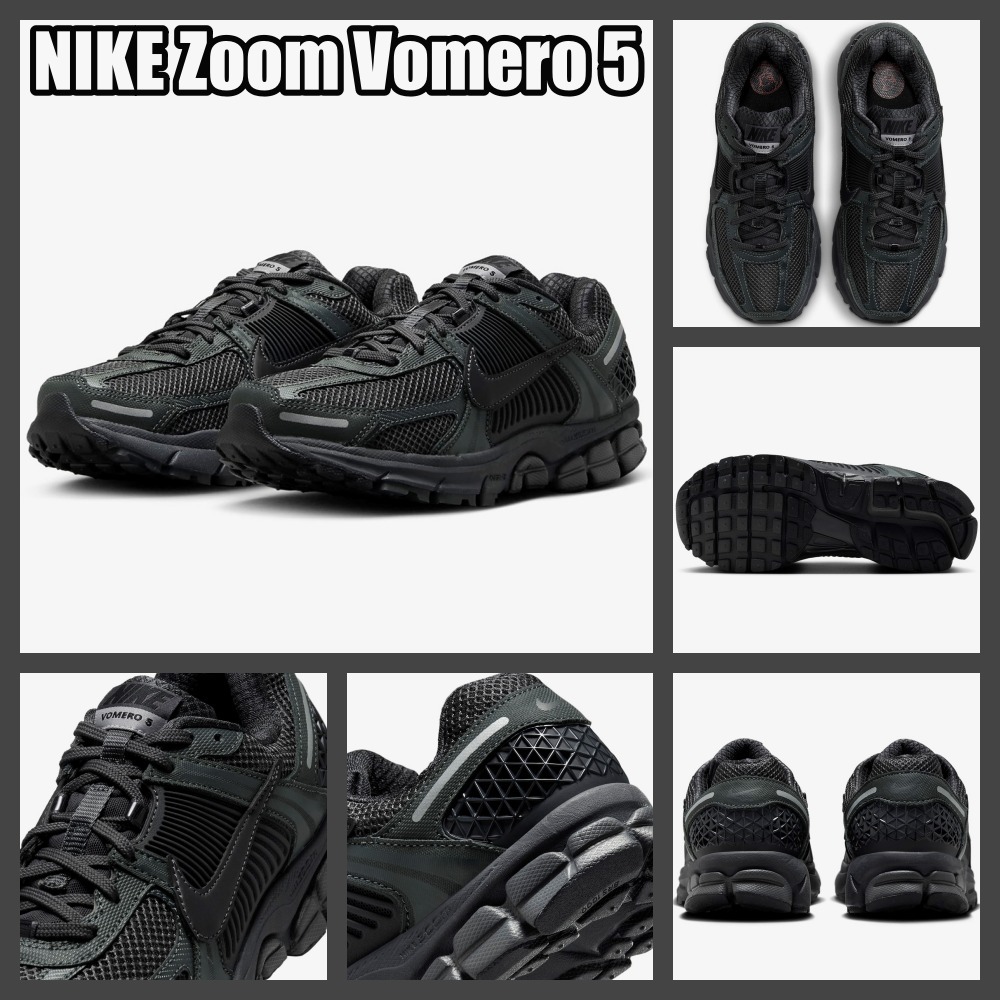 【NIKE】◆Zoom Vomero 5 Black◆FQ7079-002◆