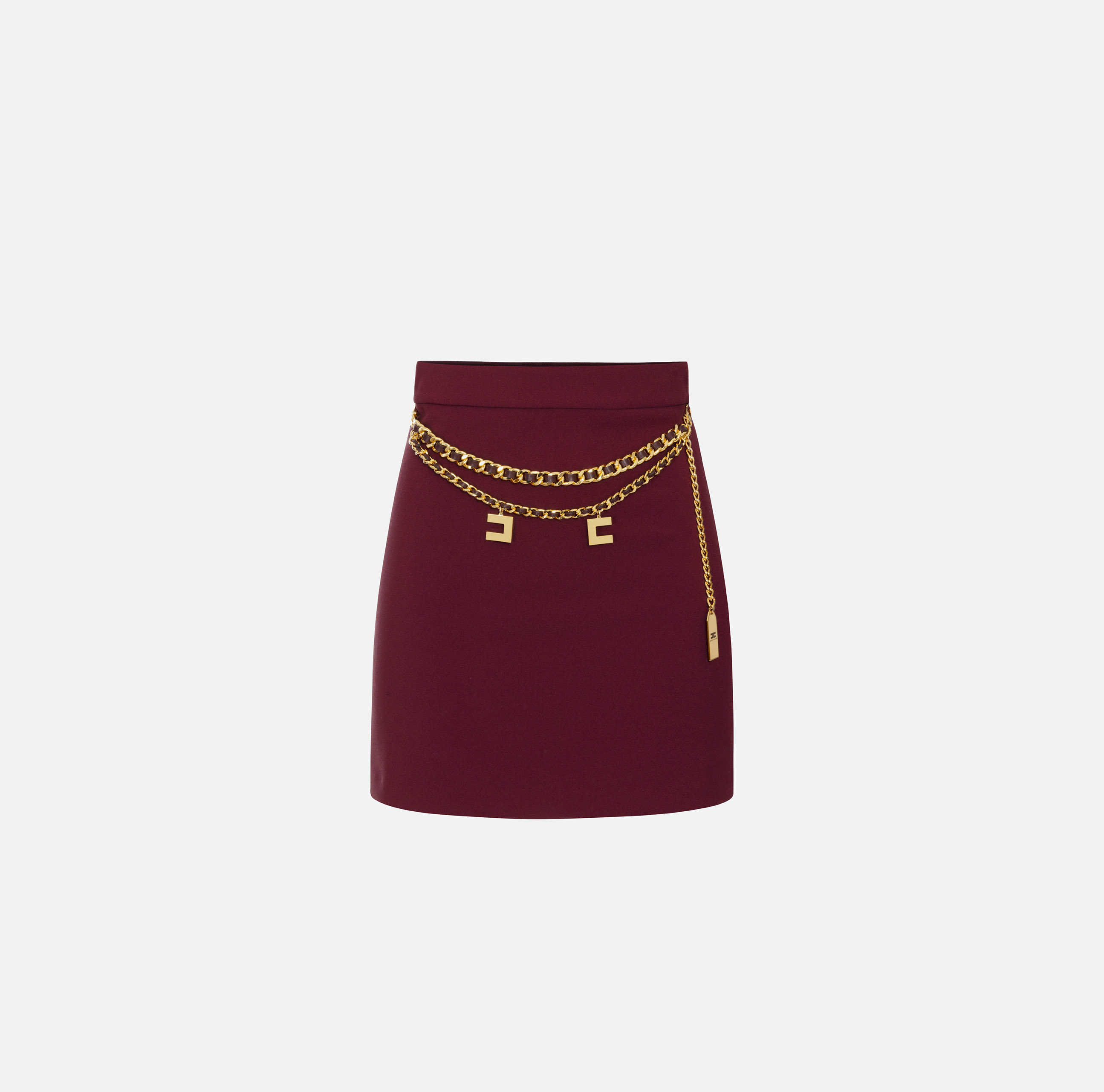 【24-25AW】ELISABETTA ベルト付き クレープミニスカート 4色 24-25AW】ELISABETTA ベルト付き クレープミニスカート 4色