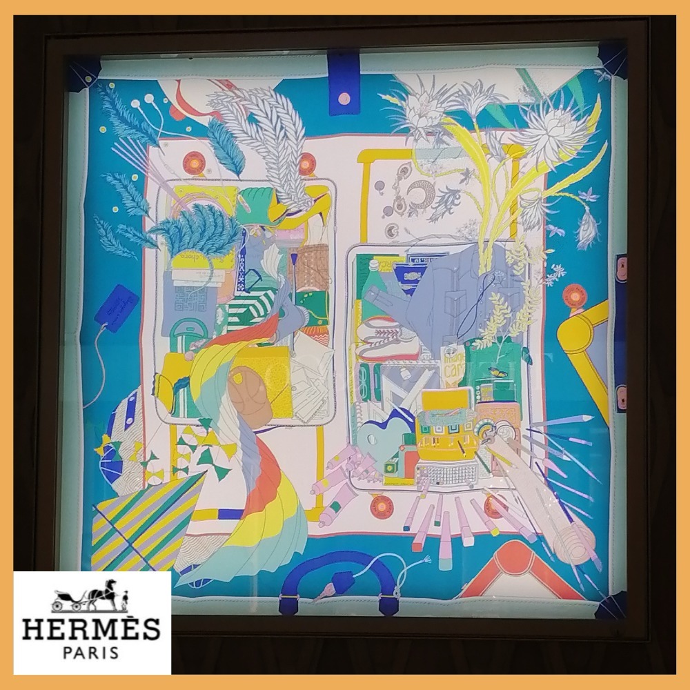 ◆入手困難★HERMES★Bagage a Main scarf 90 スカーフ