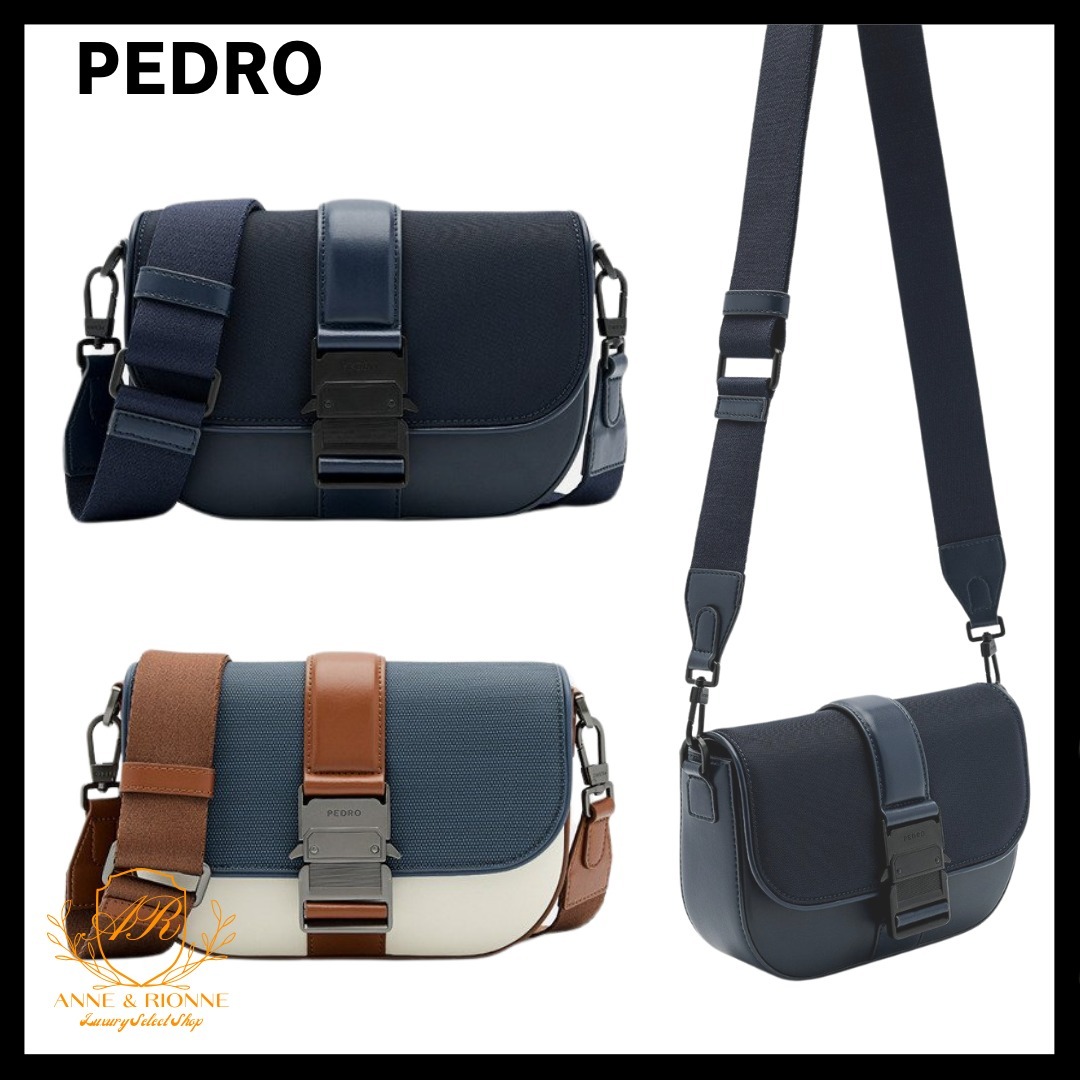 PEDRO メンズ エンベロープフラップスリングバッグ ユニセックス