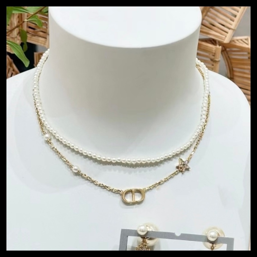 【目を惹く♡】Dior★CDネックレス パール