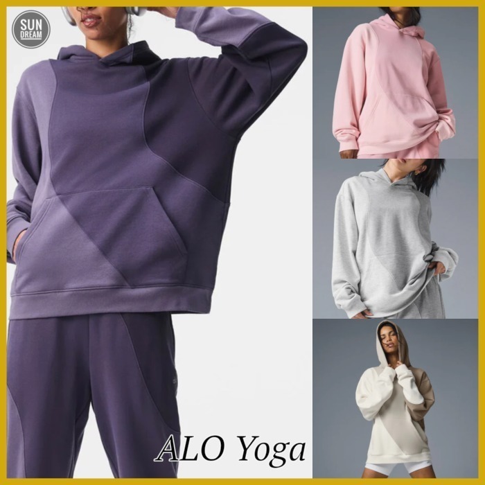 BTS JIN着用【ALO yoga】Make Waves Hoodie パーカー Alo Yoga ユニセックス BTS JIN着用 Make Waves Hoodie