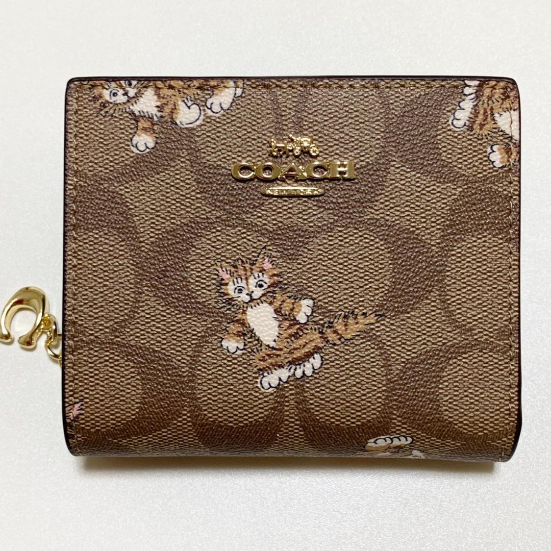 ★ COACH ★ ロゴ付き 折りたたみ財布【多色在庫】