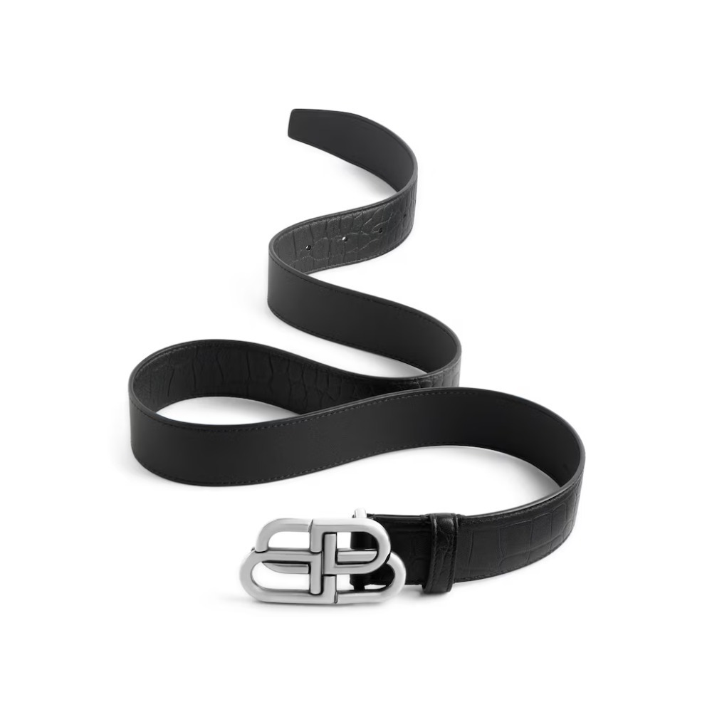 国内即発+BALENCIAGA＋Bb ラージ ベルト ホワイト の ウィメンズ BB ラージ ベルト スニーカー