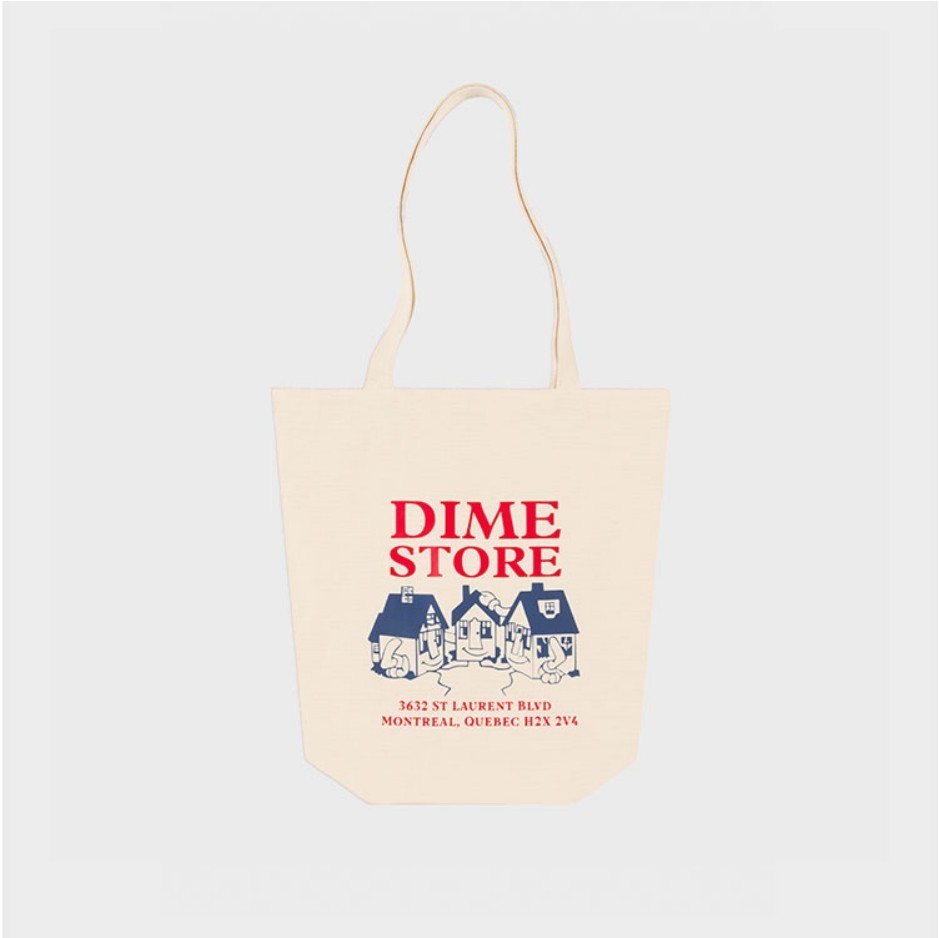 【DIME】Skateshop Tote Bag Off White