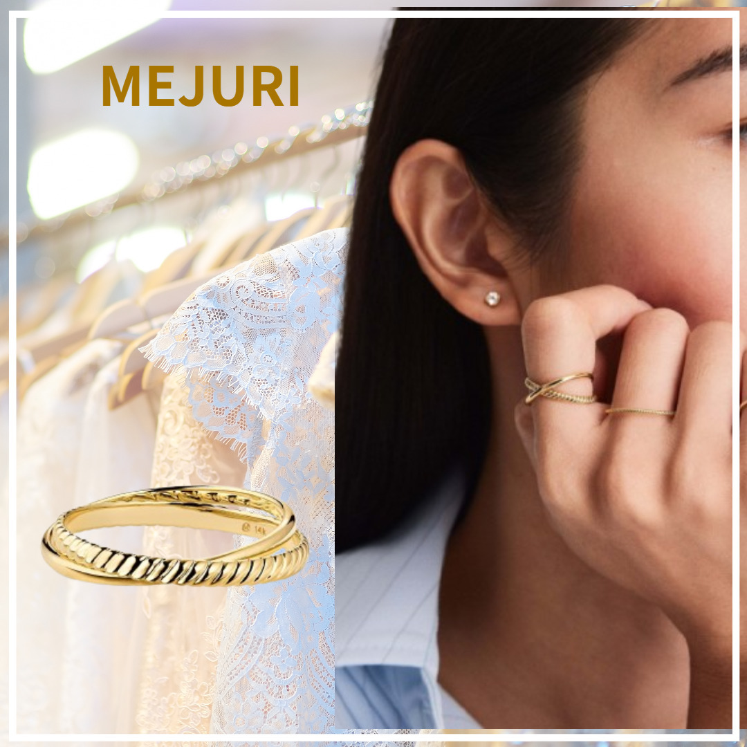 【MEJURI】デュオリング 【14k Gold】