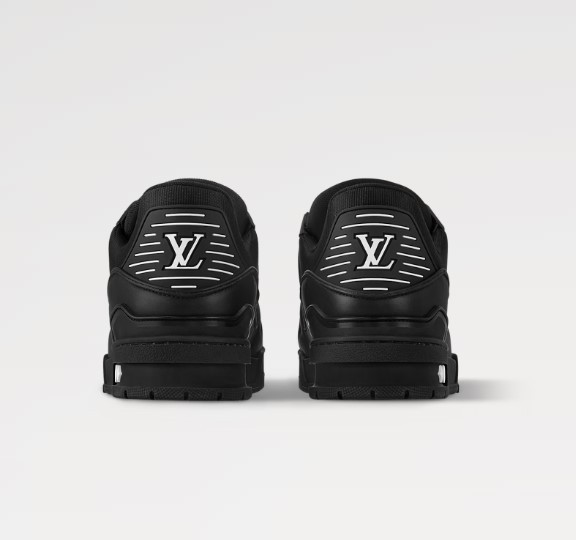 Louis Vuitton《LV トレイナースニーカー》ブラック DHL 直営店