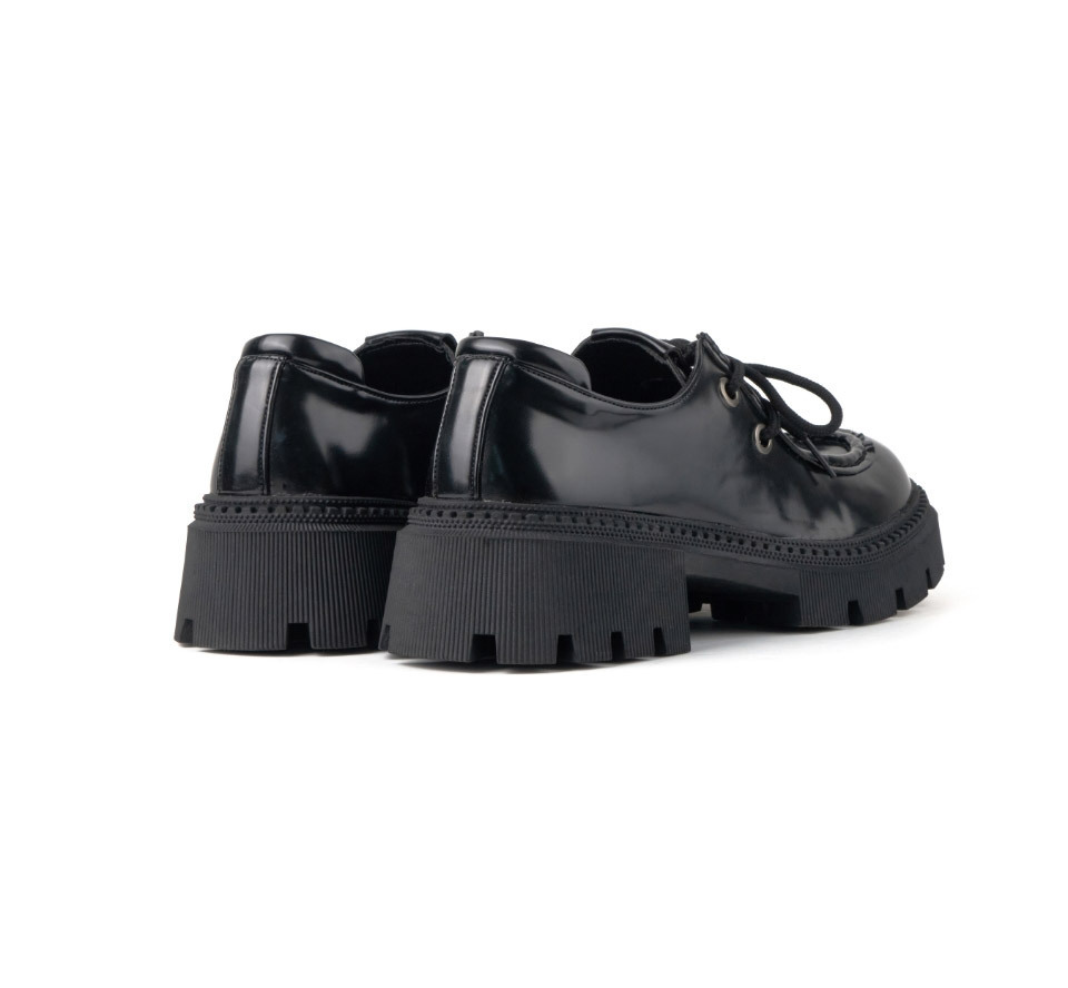 ★LEATHERY★ Polished Wallaby Shoes (5.5cm)