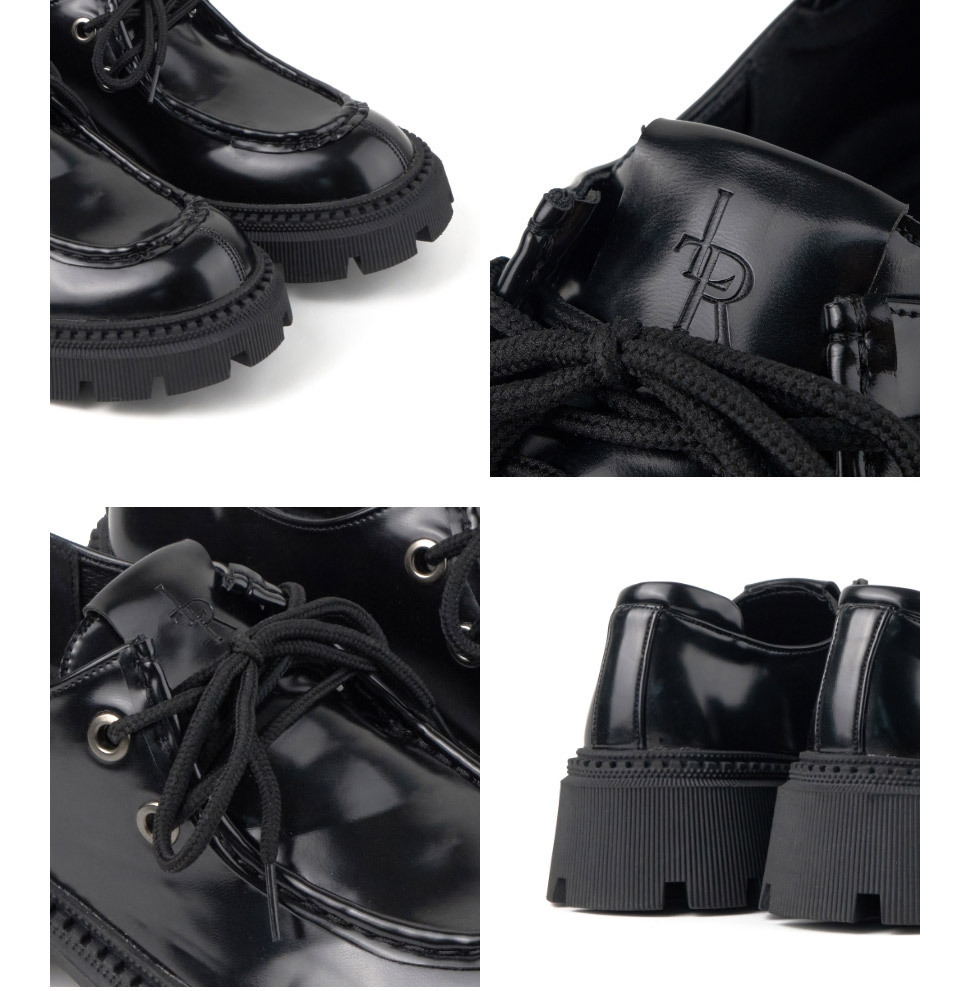 ★LEATHERY★ Polished Wallaby Shoes (5.5cm)