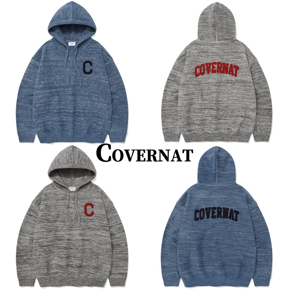 【COVERNAT】 ★ C Logo Knit Hoodie ★ 大人気