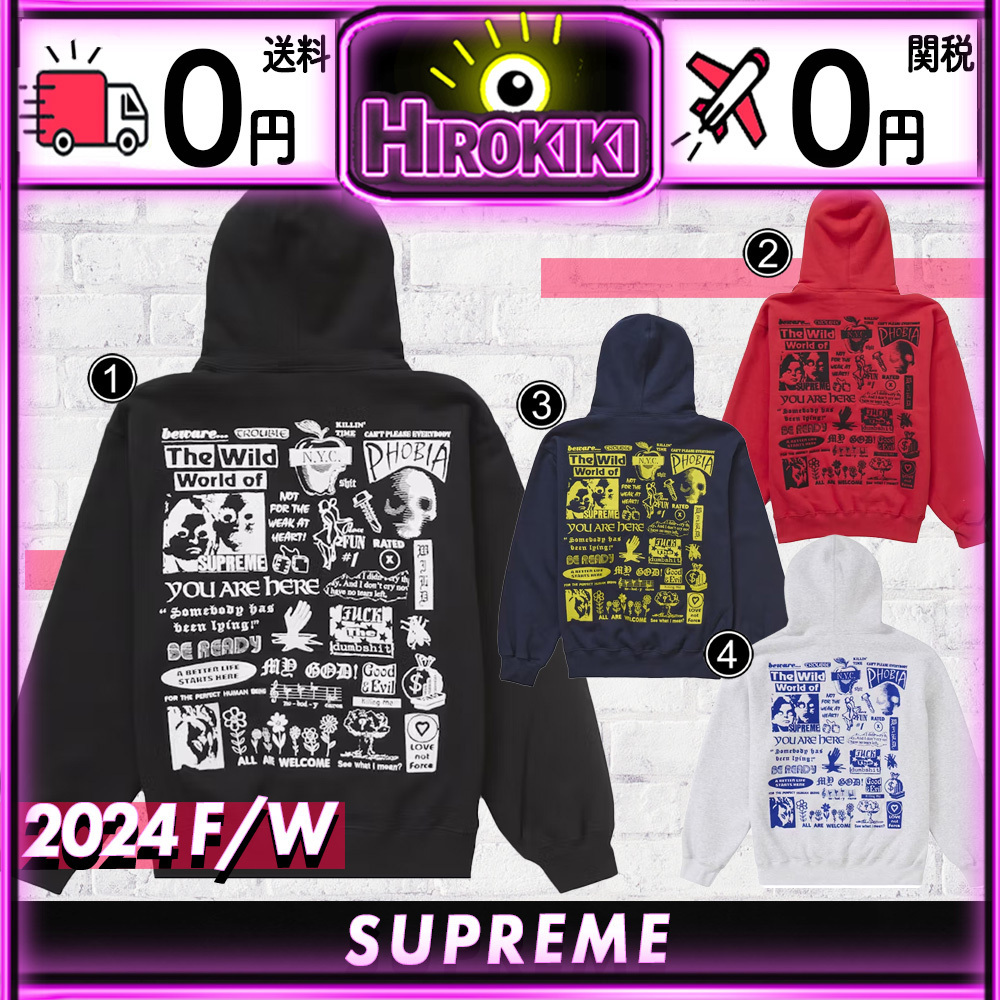 【本物保証 /関税・送料無料】Supreme Wild Embroidered