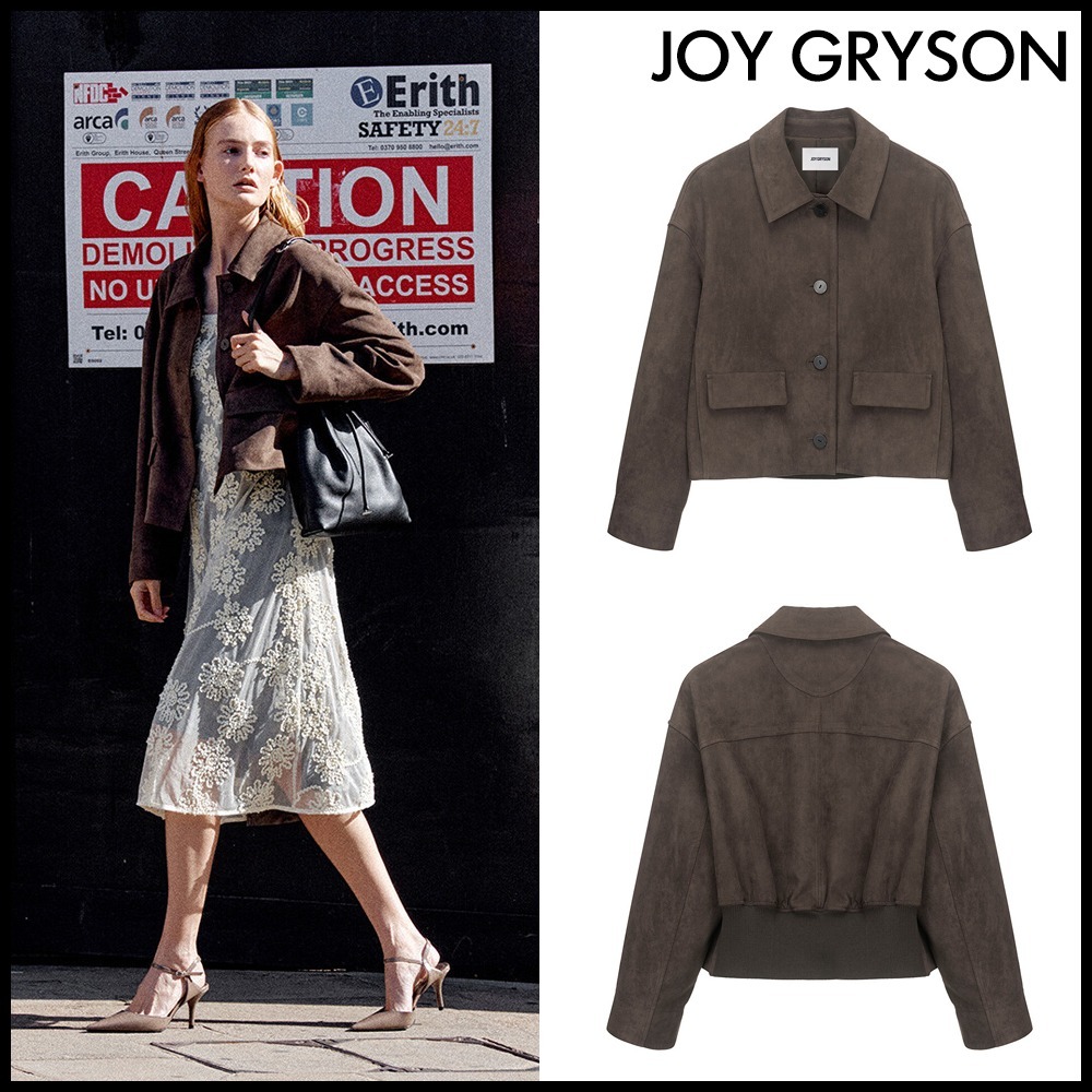 【JOY GRYSON】★Suede Bomber Jacket