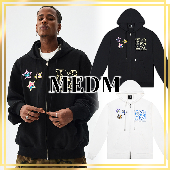 日本未入荷/88rising愛用☆MEDM☆スター ジップ パーカー☆