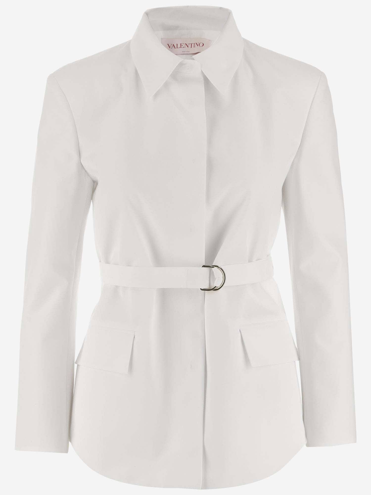 【送料&関税込】Valentino White Poplin Overcoat