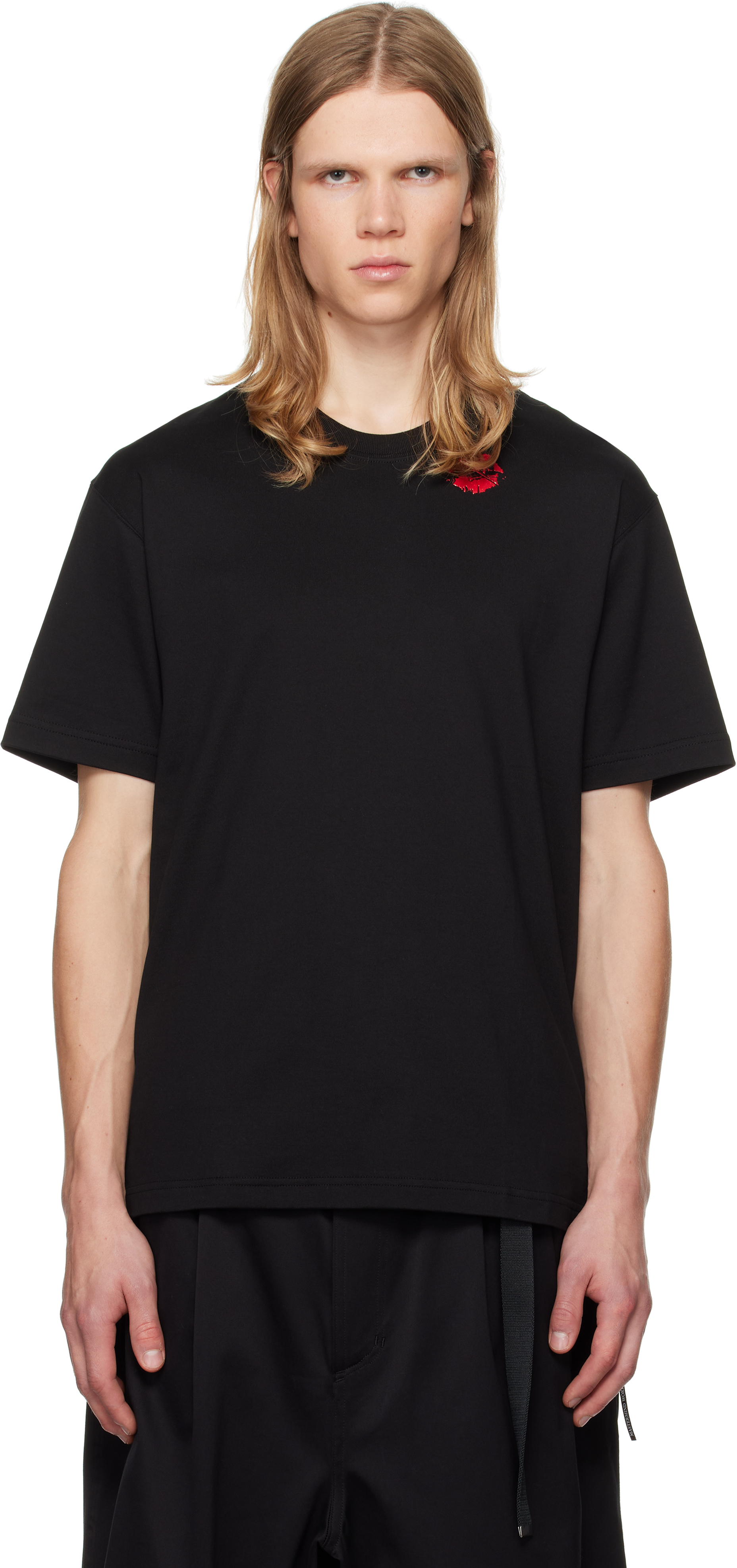 【関税込み】MASTERMIND WORLD ブラック Lip Tシャツ