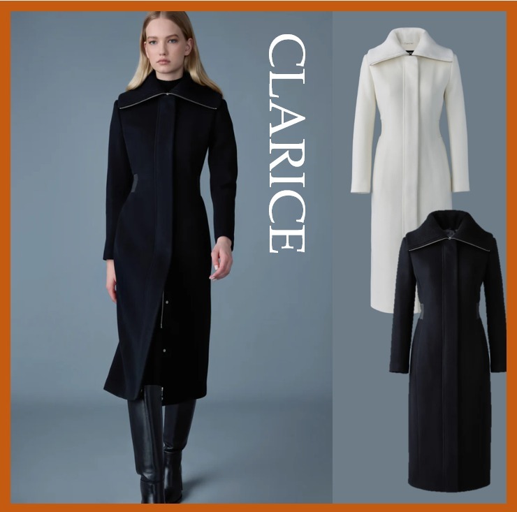 【マッカージュ】CLARICE ダブルフェイス ウールコート