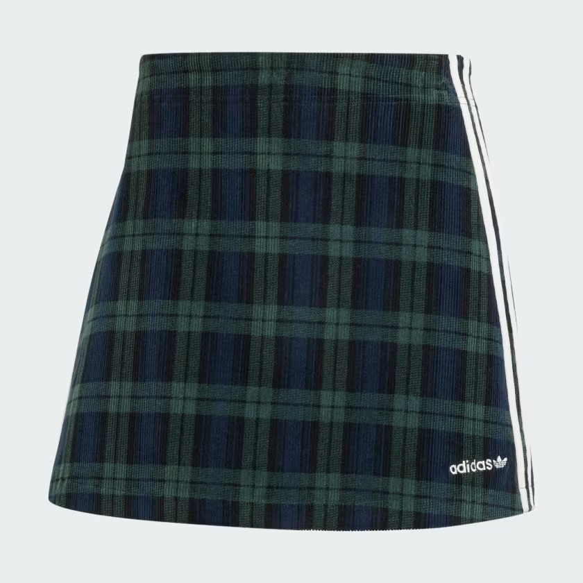 【adidas】タータンチェック カレッジ ジャケット&スカート set adidas】タータンチェック カレッジ ジャケット&スカート set