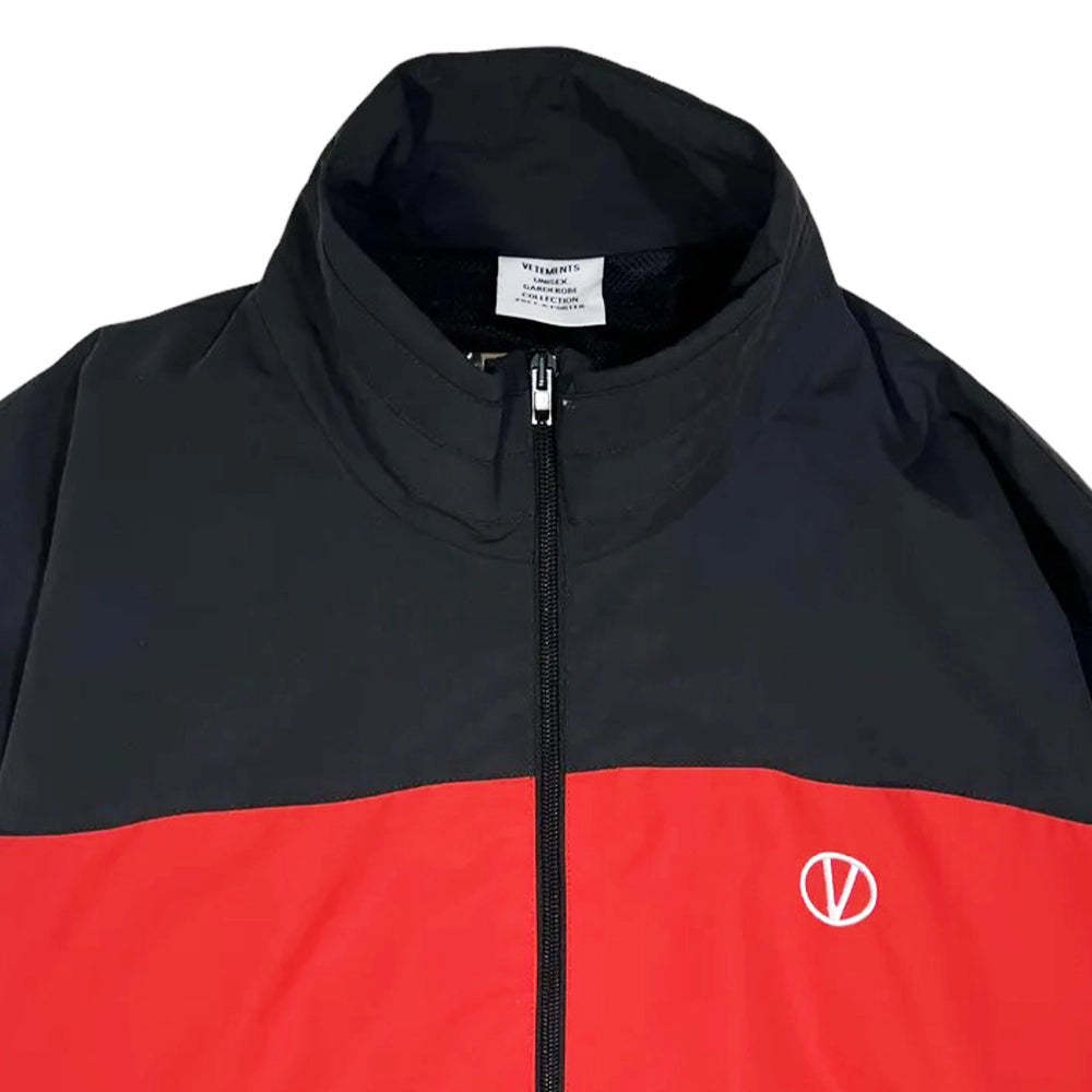 BE:FIRSTジュノン着用 VETEMENTS ロゴ カラーブロックジャケット BE:FIRSTジュノン着用 VETEMENTS ロゴ カラーブロックジャケット