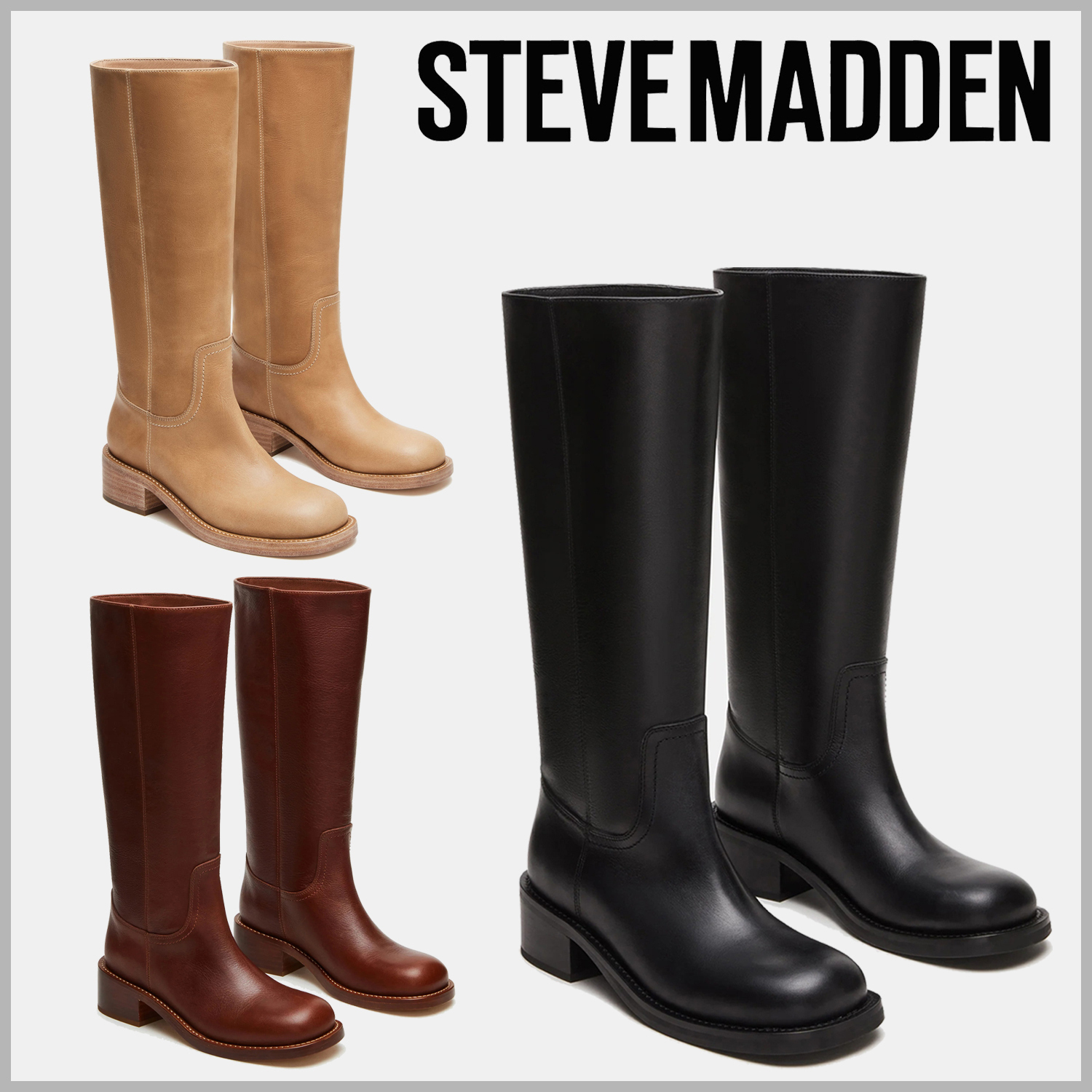 【Steve Madden】関税なし♪RIGGS ロングブーツ