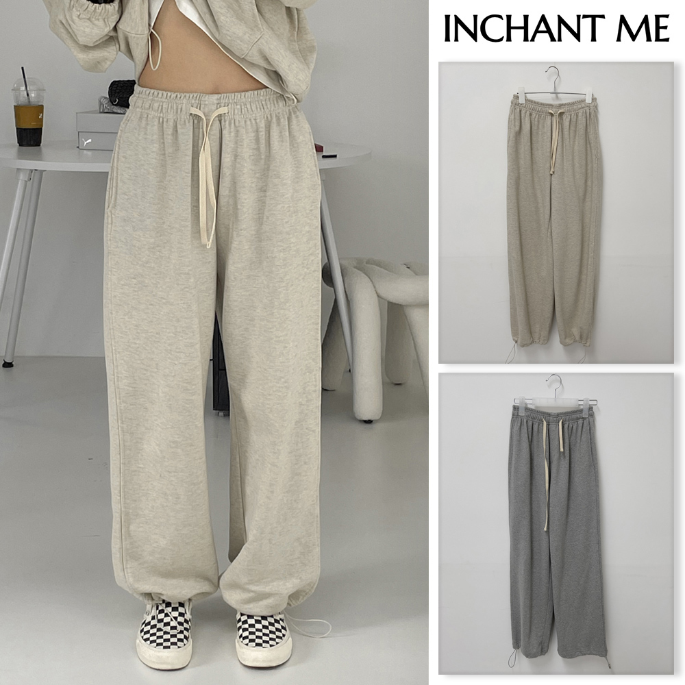 【INCHANT ME】Little Two-Way Training Wide Pants