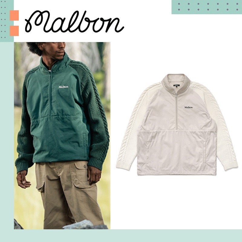 MALBON ♥ [MAN] Remington Hybrid Half Zip T-Shirt