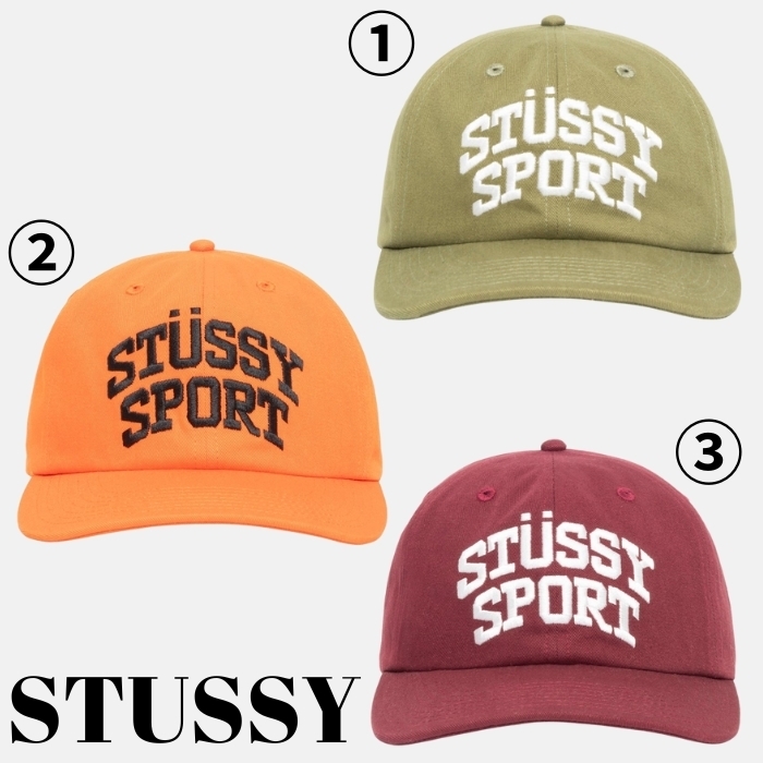 【STUSSY】★キャップ★ MID DEPTH STUSSY SPORT SNAPBACK