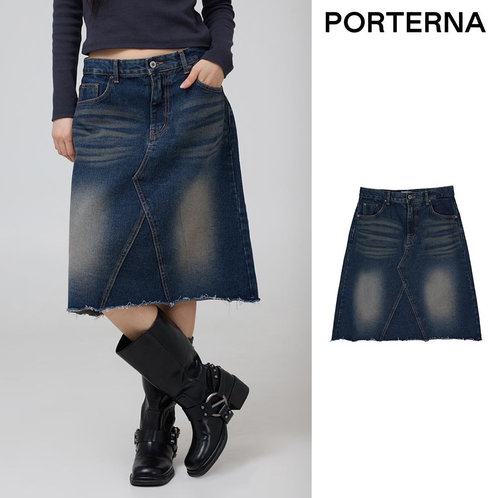 【PORTERNA】Mace mid-length skirt