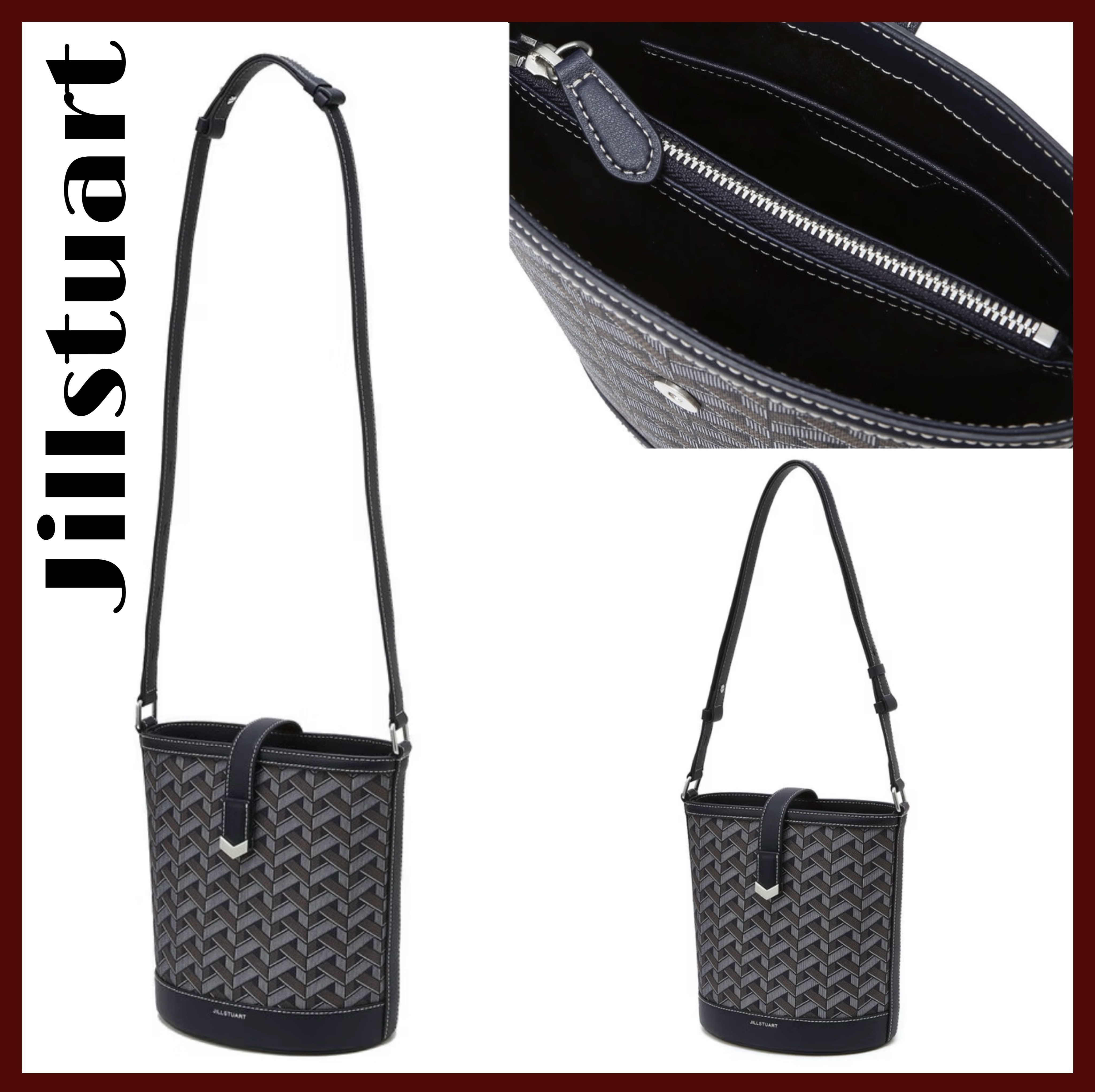 ☆JILLSTUART☆ パターン レザー ショルダーバッグ