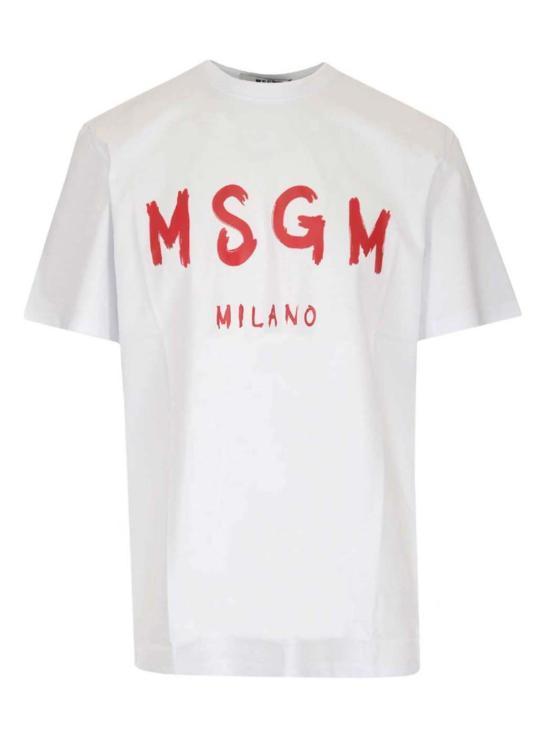 Tシャツ・カットソー MSGM Men T Shirts 2000MM51020000201 White