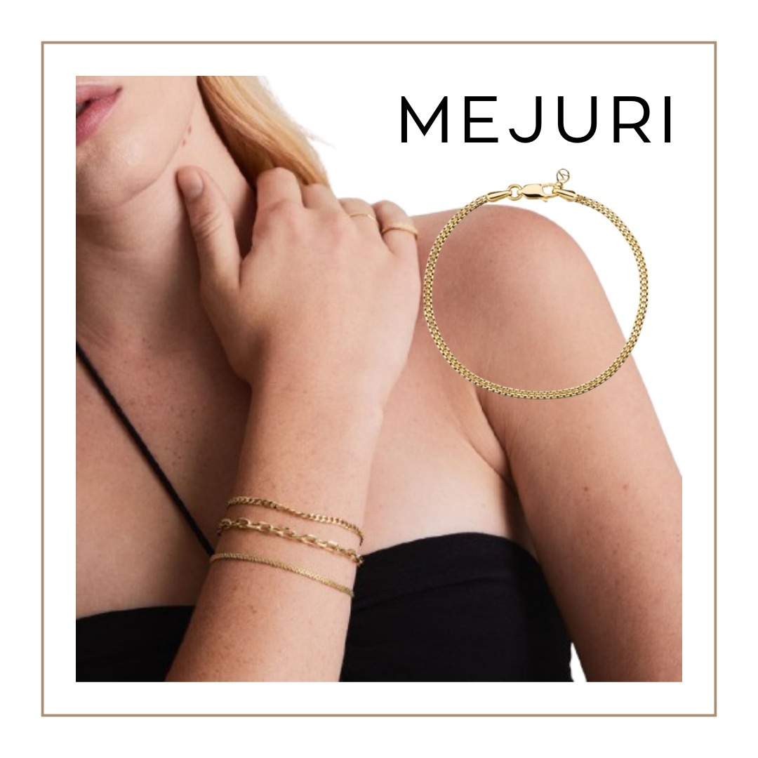 【MEJURI】タイムピースチェーンブレスレット【14k Gold】