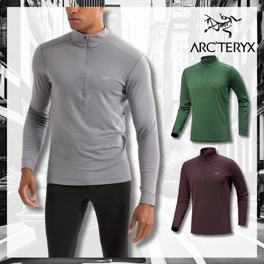 【ARC'TERYX】ロー メリノウール ジップ ネック ベースレイヤー