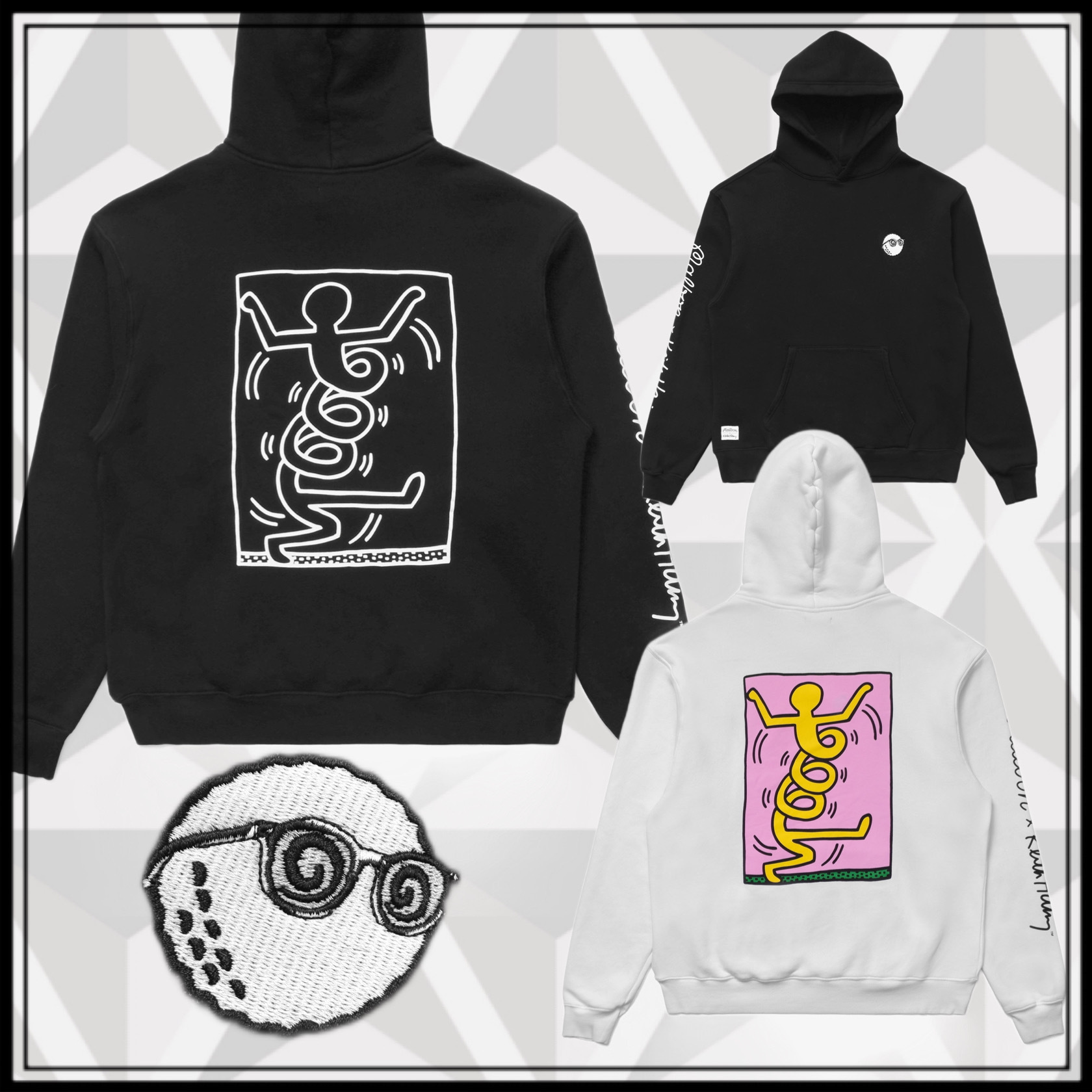 MALBON X KEITH HARING■コラボ■フーディー
