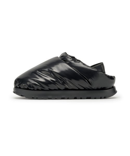 サンダル・ミュール UGG Shiny logo strap slide 1146092BLK 1146092BLK