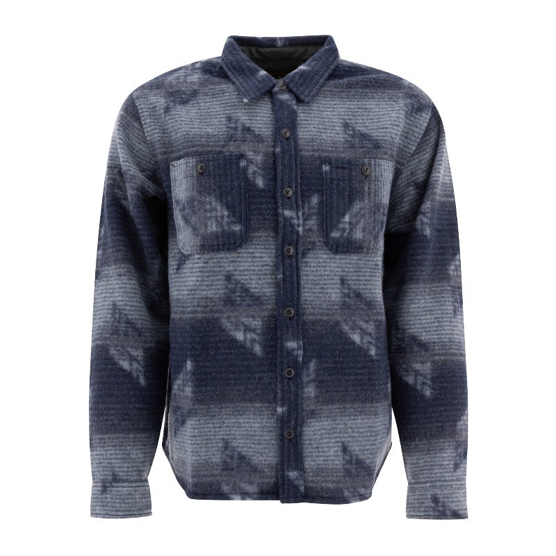 Tシャツ・カットソー RRL FW24 Jacquard overshirt (782943945001 NAVY MULTI)