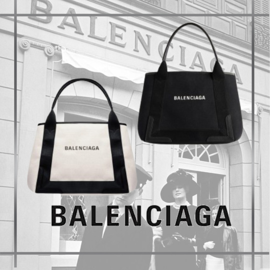 かわいい☆【BALENCIAGA】ネイビーカバス XS ハンドバッグ