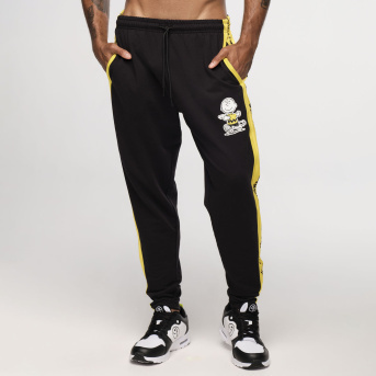 フィットネスボトムス Zumba X Peanuts Men's Knit Jogger With Side Inserts Black