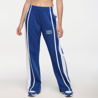 フィットネスボトムス Zumba X Peanuts Straight Leg Track Pants Surfs Up Blue