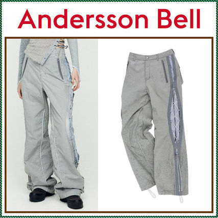 [Andersson Bell] PARACHUTE GEAR FAUX LEATHER PANTS★韓国人気 韓国 ANDERSSON BELL(アンダースンベル) パンツ(レディース