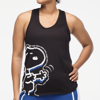 ★国内発送 ズンバ Zumba X Peanuts Easy Racerback Bold Black
