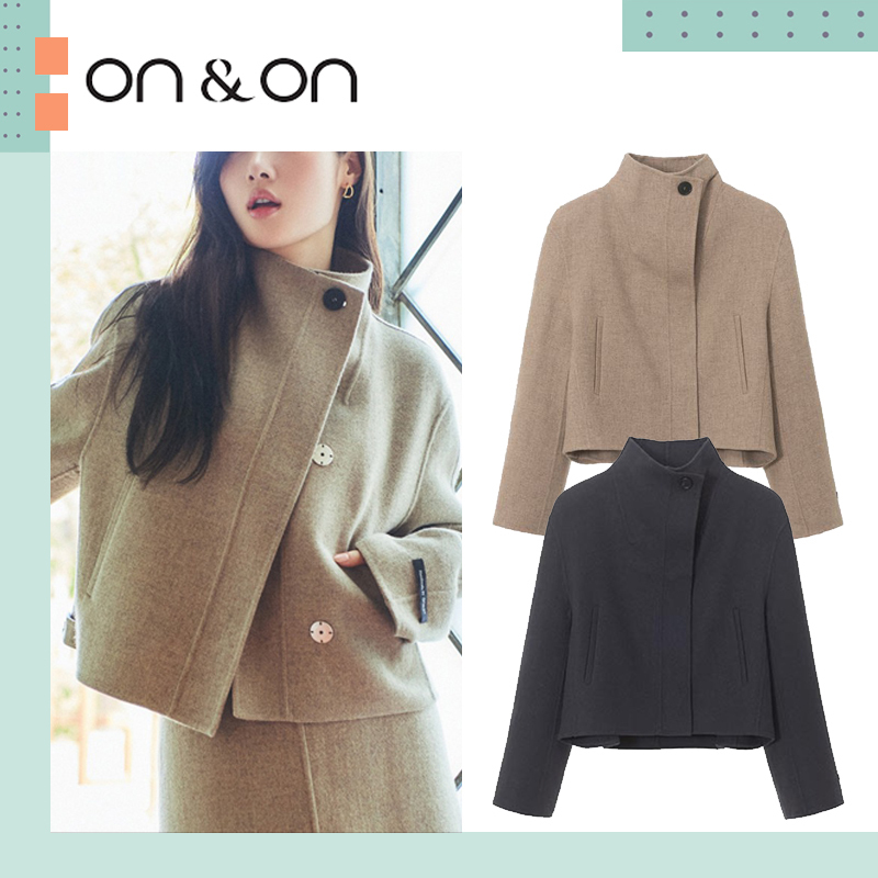 on&on ♥ Handmade high neck short jacket/追跡付