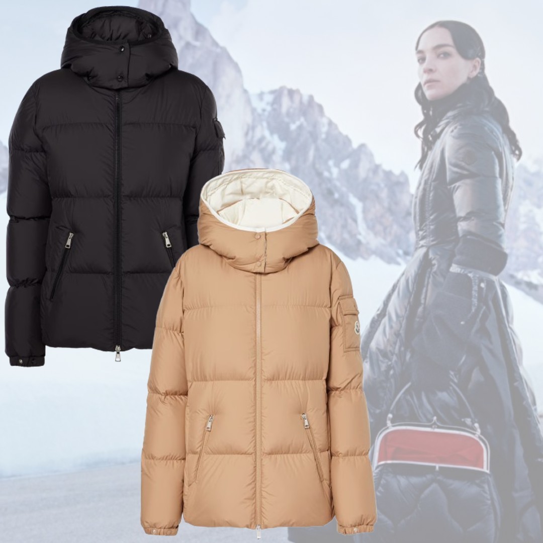 【希少】MONCLER Fourmanes ロゴ フード付 ダウンジャケット 2色