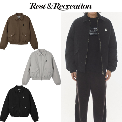 ★韓国人気★Rest & Recreation★QUILTED BOMBER JACKET