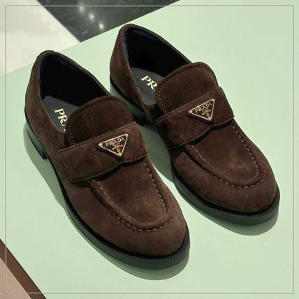 ベージュ系 PRADA(プラダ) ローファー・オックスフォード