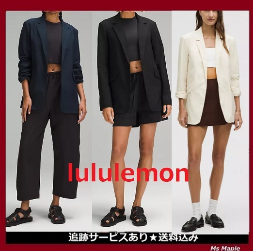 リラックスフィット☆【lululemon】クラシックツイルブレザー♪