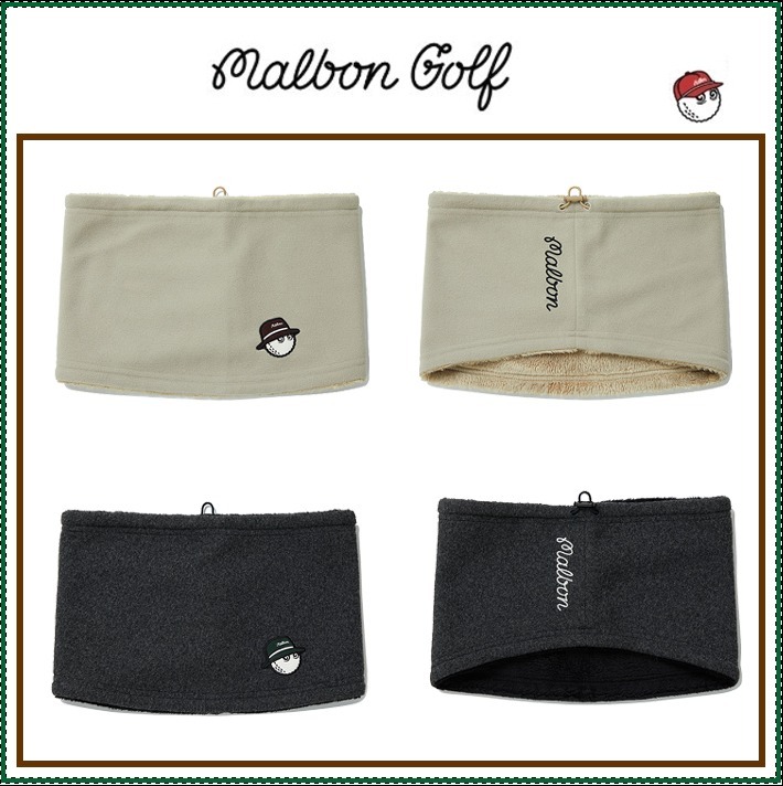 【MALBON】 Bucket Fleece Neck Warmer /追跡付