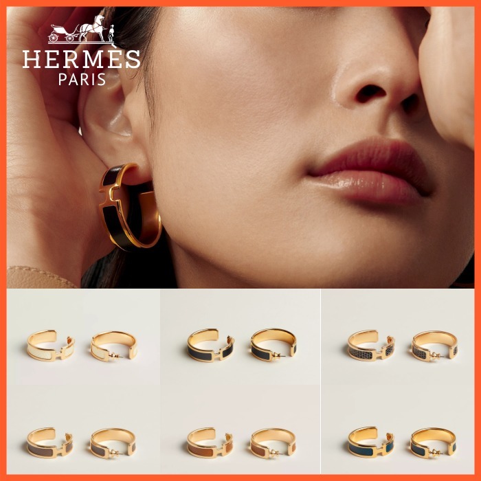 【エレガントに】HERMES Boucles d'oreilles Olympe